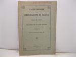 STATUTO ORGANICO DELLA CONGREGAZIONE DI CARITA' DI OCCIMIANO e dell'opera pia Cattaneo - Martini concentrata. 13 dicembre 1906. Approvato con R. Decreto 3 Marzo 1907