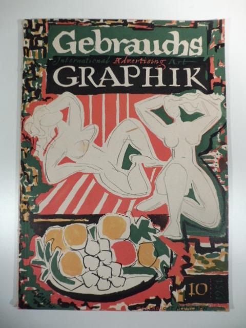 Gebrauchs graphik. Volume 1951. N. 10 - copertina