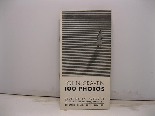 John Craven 100 photos. Club de la publicite' 1951 - copertina