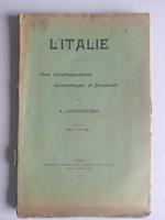 L' Italie. Son developpement economique et financier