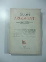 Nuovi Argomenti, nuova serie, ottobre-dicembre 1969