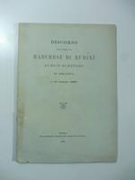 Discorso dell'onorevole Marchese di Rudini' ai suoi elettori in Siracusa il 16 maggio 1888