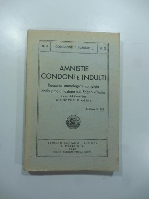 Amnistie condoni e indulti - copertina