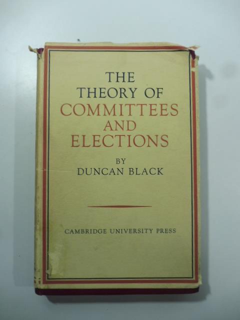 The theory of committees and election - copertina