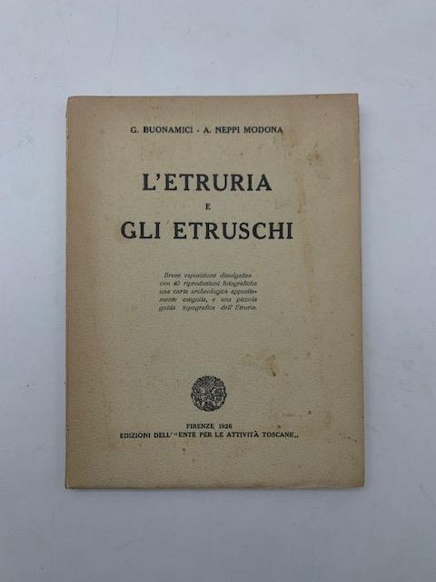 L' Etruria e gli Etruschi - copertina