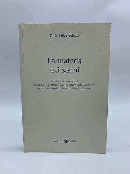 La materia dei sogni - copertina