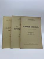 Guide didattiche vol. I edito da Rassegna speleologica italiana. Guida alla ricerca della flora e fauna delle caverne. Vol. II. Iconografia speleologica... Vol. III. Speleologia esplorativa e tecnica..