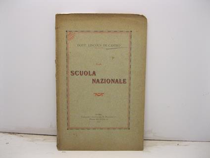 La scuola nazionale - copertina