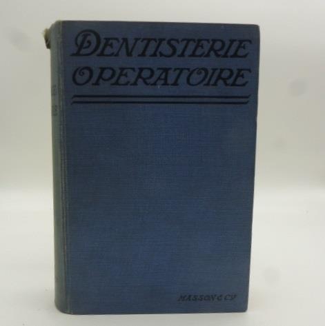 Manuel de dentisterie operatoire Troisieme edition revue et augmentee - copertina