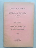 Comitato per un monumento a Giacomo Zanella in Vicenza. Relazione... sui vari lavori presentati a concorso