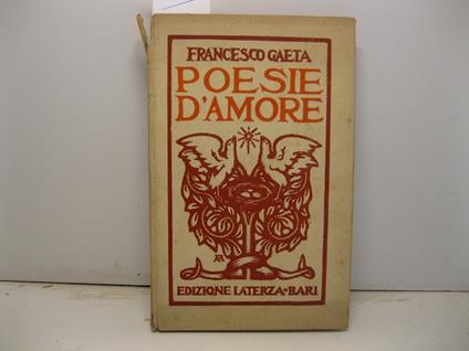 Poesie d'amore - copertina