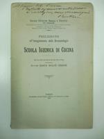 Prelezioni all'insegnamento della bromatologia o scuola igienica di cucina. Nuovo corso istituito dalla direzione delle scuole officine di Torino