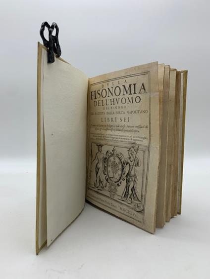 Della fisonomia dell'huomo del signor Gio. Battista Dalla Porta napolitano libri sei.. - copertina