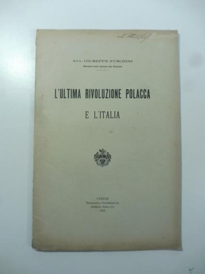 L' ultima rivoluzione polacca e l'Italia - copertina