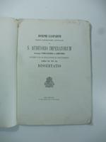 Josephi Gasparini sacri consistorii advocati de S. Auditorio imperatorum eorumque familiaribus et comitibus ad legem 32 cod. De appellationibus et consultationibus libro VII... dissertatio