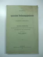 Studien spanischen Verfassungsgeschichte des neunzehnten Jahrhunderts. Inaugural Dissertation