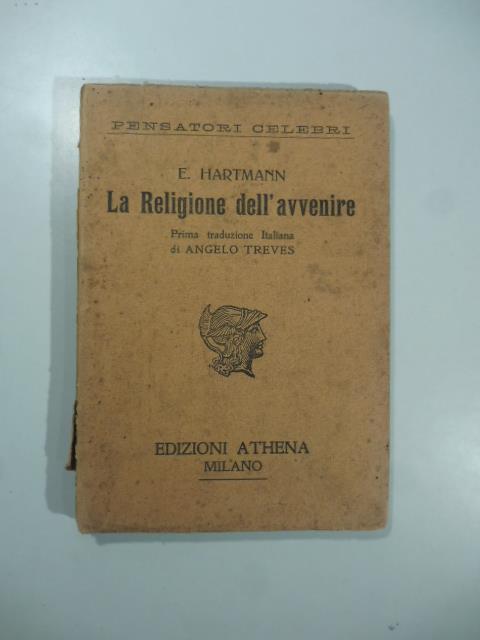 La religione dell'avvenire - copertina