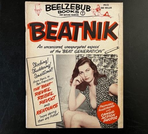 Beatnik. An uncensored unexpurgated expose' of the Beat Generation. Shocking! Shuddering! Sensational! No. 1 - copertina