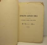 L' avvocato Ippolito Gaetano Isola per essere aggregato al Collegio di filosofia e belle lettere nella R. Universita' di Genova. Dell'unica filosofia