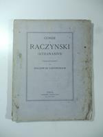 Conde de Raczynski (Athanasius). Esboco biographico