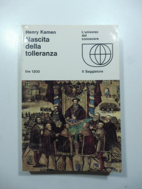 Nascita della tolleranza - copertina