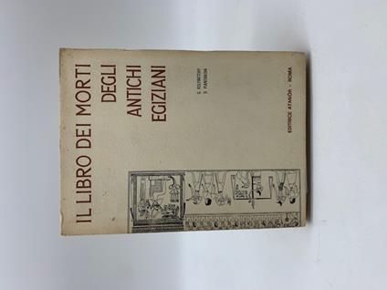 Il libro dei morti degli antichi egiziani - copertina