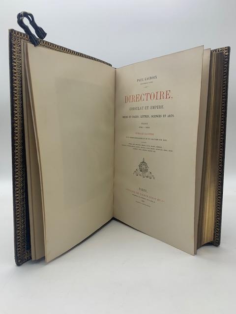 Directoire Consulat et Empire. Moeurs et usages, lettres, sciences et arts. France 1795 - 1815 - copertina