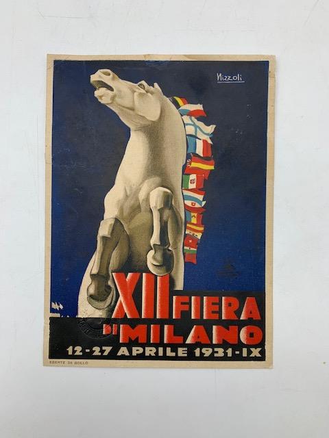 XII Fiera di Milano. 12-27 aprile 1931 (Cartoncino pubblicitario disegnato da Marcello Nizzoli) - copertina