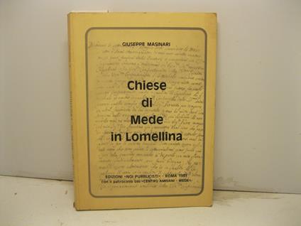 Chiese di Mede in Lomellina - copertina