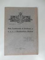 Don Ferdinando di Borbone e Giambattista Bodoni