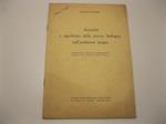 Attualita' e significato della ricerca biologica nell'ambiente ipogeo. Estr. da Realta' nuova, n. 8, 1961