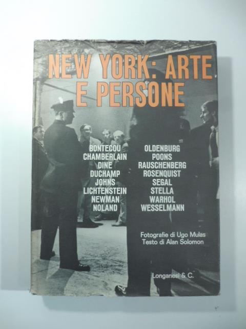 New York: arte e persone. Fotografie di Ugo Mulas. Testo di Alan Solomon. Design di Michele Provinciali - copertina