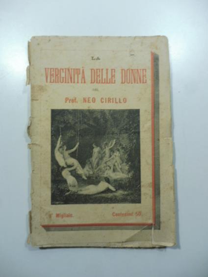 La verginita' delle donne - copertina