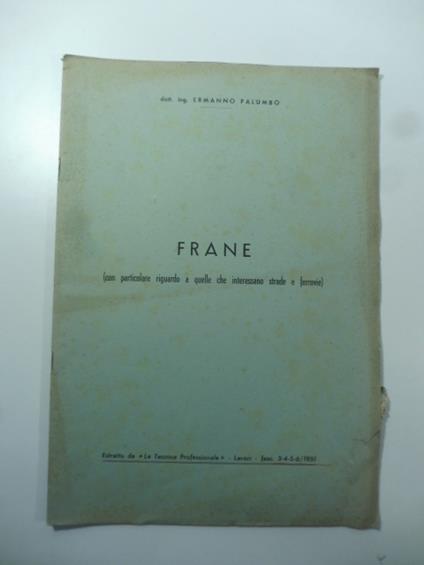 Frane - copertina