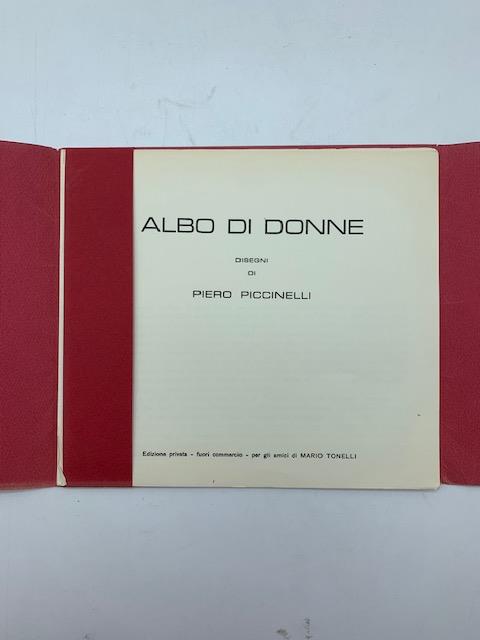 Albo di donne. Disegni di Piero Piccinelli - copertina