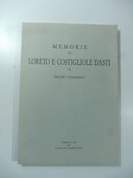 Memorie di Loreto e Costigliole d'Asti (ristampa)