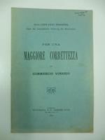 Per una maggiore correttezza del commercio vinario