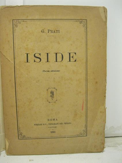 Iside. Terza edizione - copertina