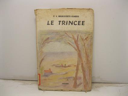 Le trincee. Racconto - copertina