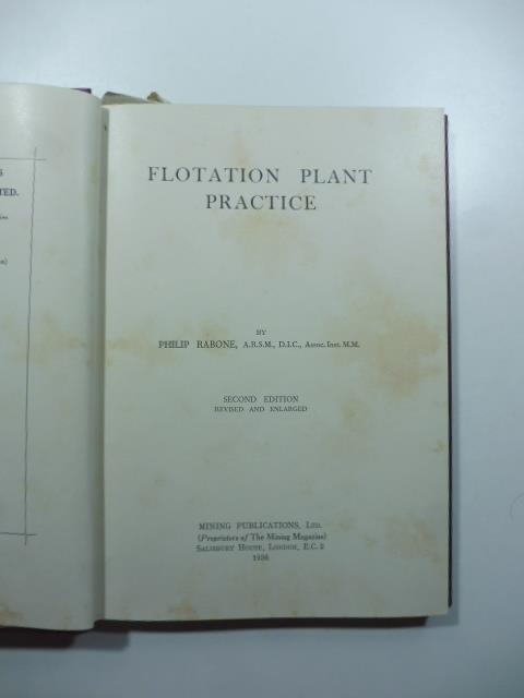 Flotation plant practice - copertina