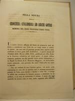 Sulla misura della crociera cilindrica ad archi gotici