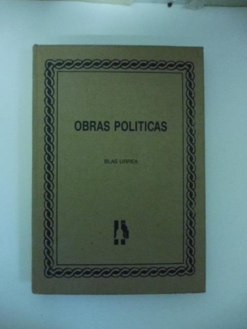 Obras politicas - copertina