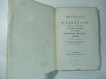 La Buccolica di P. Virgilio Marone in rime italiane del marchese Prospero Manara. Quinta edizione accresciuta ora per la prima volta di alcune prose inedite del traduttore