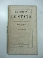 La chiesa e lo stato singolarmente in relazione all'impero germanico. Lettere