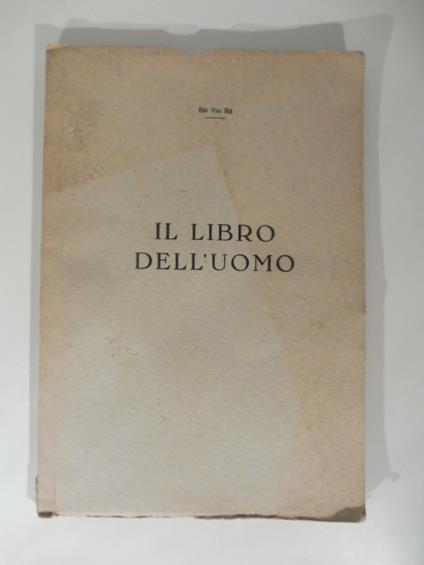 Il libro dell'uomo - Bo Yin Ra - copertina