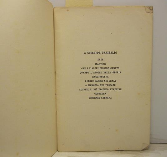 Gl'italiani in Polonia (maggio 1863). Canzone - Vincenzo Caprara - copertina