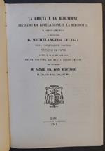 La caduta e la redenzione secondo la rivelazione e la filosofia. Ragionamento