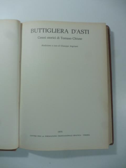 Buttigliera d'Asti - Tomaso Chiuso - copertina