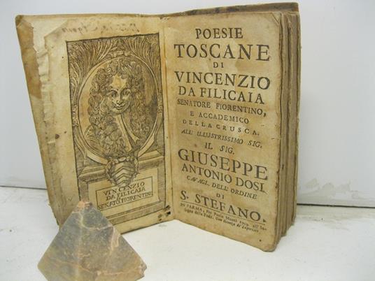 Poesie toscane di Vincenzo da Filicaia senatore fiorentino.. - Vincenzo Da Filicaia - copertina