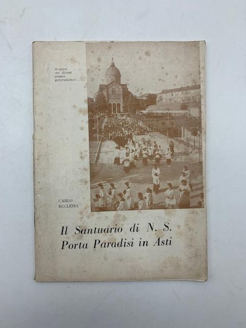 Il Santuario di N.S. Porta Paradisi in Asti - Carlo Ecclesia - copertina